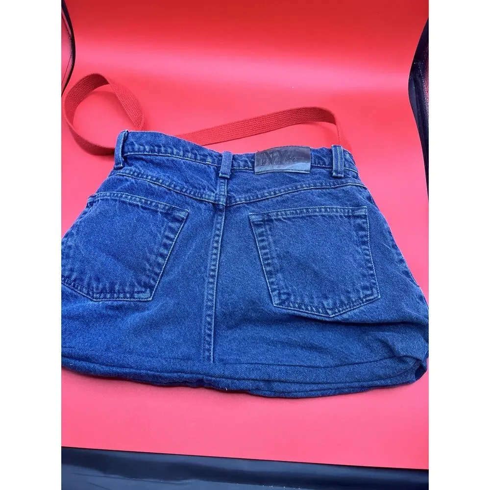 Vintage Blue Denim Shoulder Bag Purse Casual Everyday Tote
